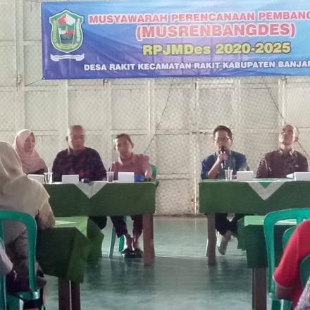 Musyawarah Perencanaan Pembangunan Desa RPJMDesa Rakit Tahun 2020-2025